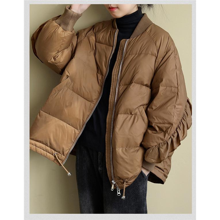 【急速出荷!】レディースファッション AWアウター ジャケット ダウンコート インナージャケット フリル コート ブルゾン ダウン ダウン おしゃれ 防寒 物1