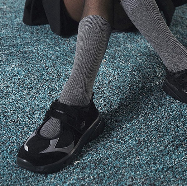 ★美品★New Balance ニューバランス メリージェーン 黒 24cm New Balanceのメリージェーンタイプってこんなに可愛いの…？