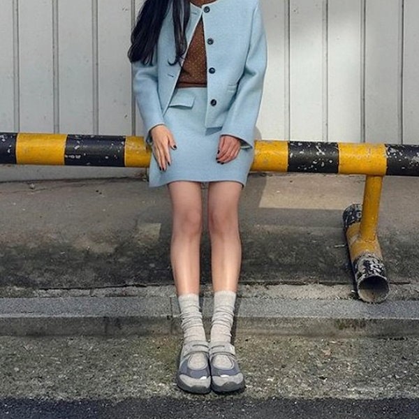 韓国限定 NEW BALANCE WINTER Breeze メリージェーン New Balance Winter Breeze Fleece Lined Womens Mary Jane Sneakers