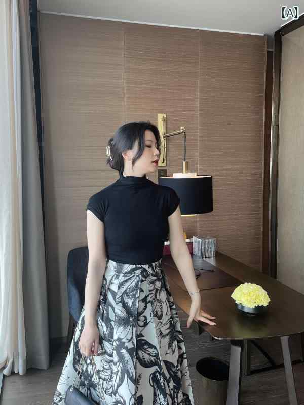 大きめサイズ レディース おしゃれ ファッション カジュアル デート 女子会 ぽっちゃり Tシャツ 夏 スリム ニット 通勤 シンプル ハーフ ハイネック 無地 半袖 大きめサイズ レディース おしゃれ ファッション カジュアル デート 女子会 ぽっちゃり Tシャツ 夏 スリム ニット 通勤 シンプル ハーフ ハイネック 無地 半袖