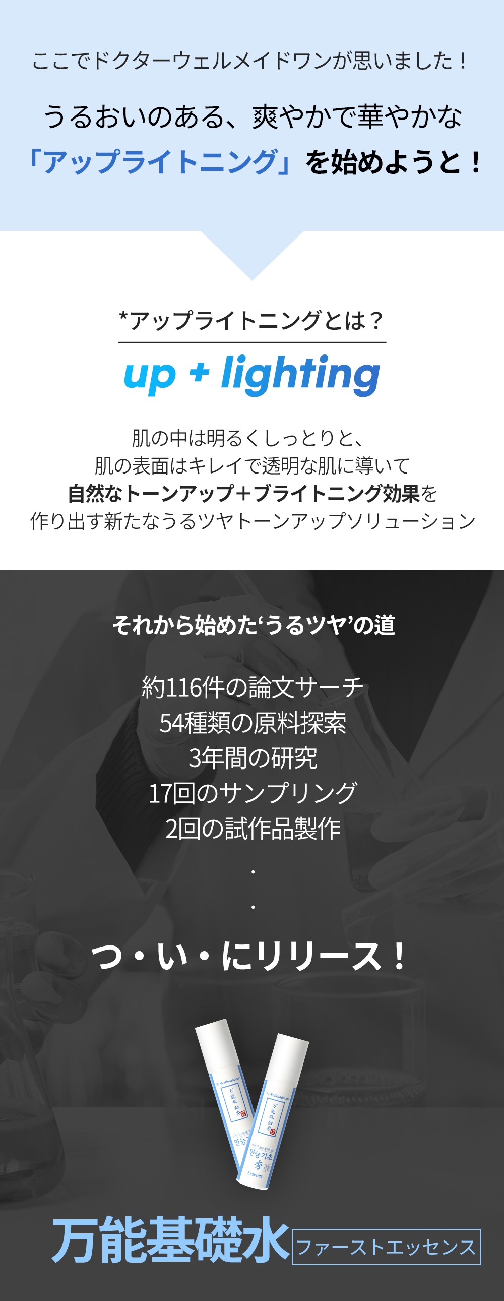 [ドクターウェルメイドワン] 万能基初水エッセンス 50ml