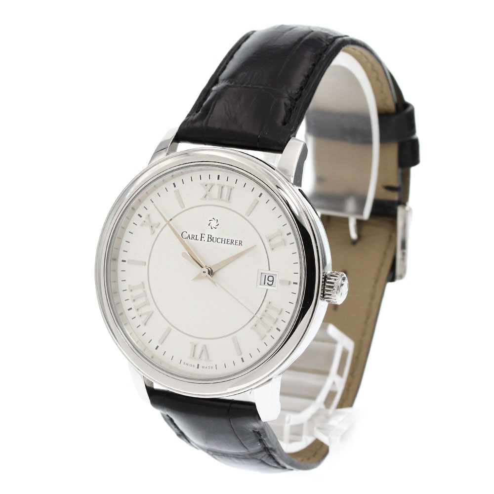 カール F.ブヘラ CARL F.BUCHERER 10314.08 アダマビ デイト 自動巻き メンズ 美品 _849848【中古】