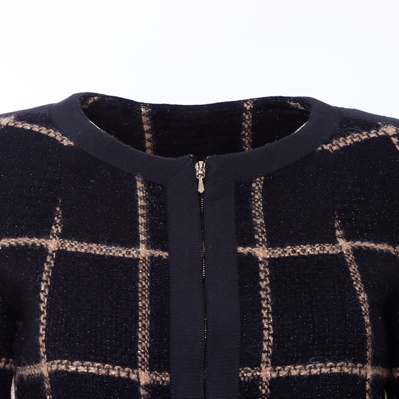 ジャケット ツイード ブラック WS6044 ジャケット ツイード ブラック WS6044