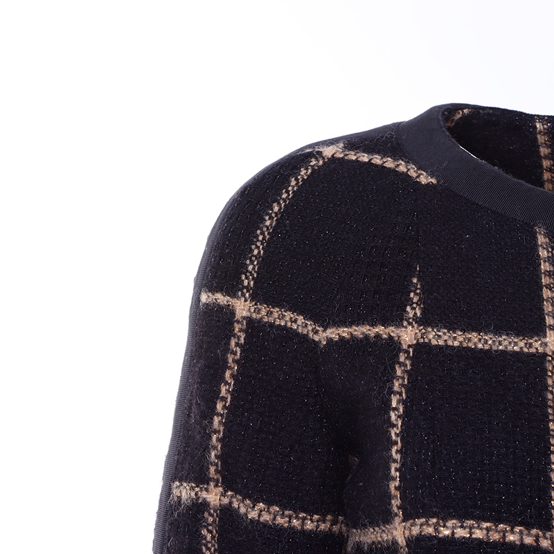 ジャケット ツイード ブラック WS6044 ジャケット ツイード ブラック WS6044