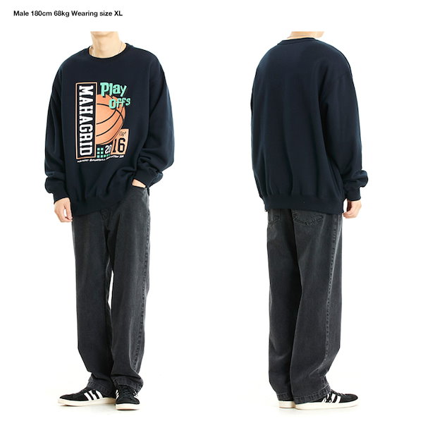 [ MAHAGRID]★韓国人気★MAHAGRID PARTY SWEATSHIRT Qoo10] MAHAGRID [Straykids 着用] PLAY