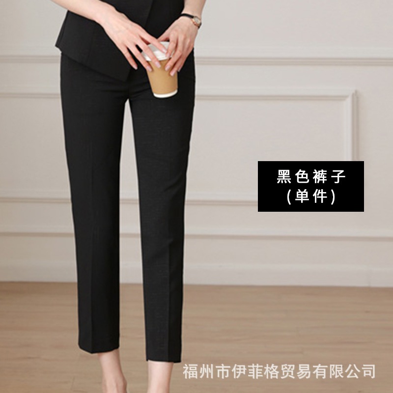 プロフェッショナルスーツレディース夏半袖2024年新作スマートビジネスフォーマル薄手スーツツーピースワークスーツ プロフェッショナルスーツレディース夏半袖2024年新作スマートビジネスフォーマル薄手スーツツーピースワークスーツ