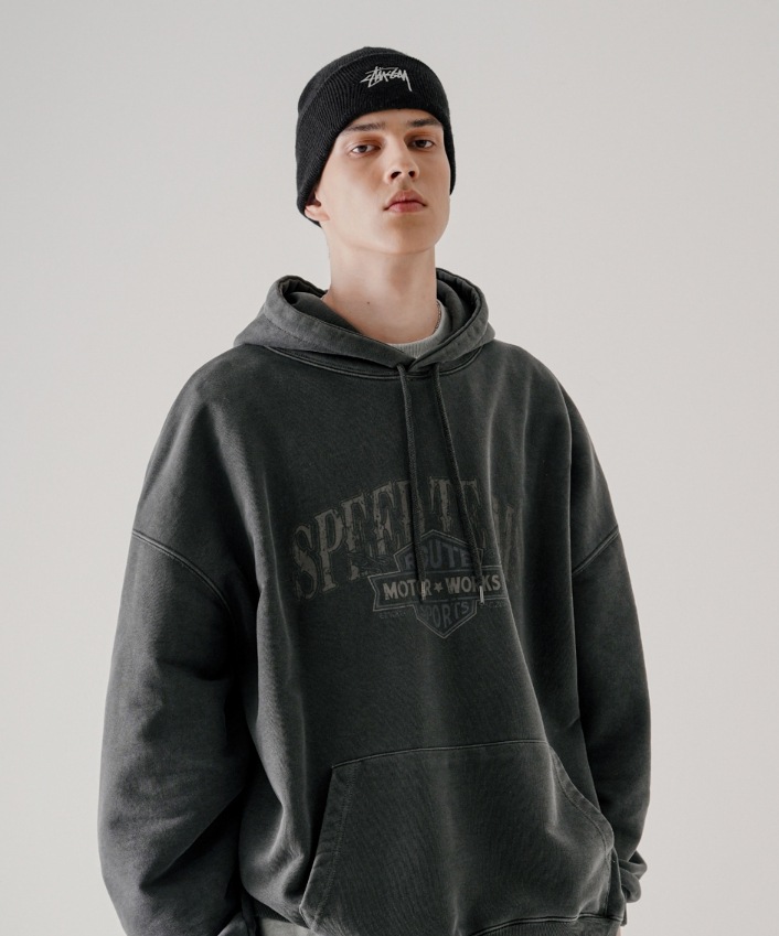 [ EZKATON ]★SPEED PIGMENT HOODIE EZKATON] Speed Pigment Hoodie パーカー