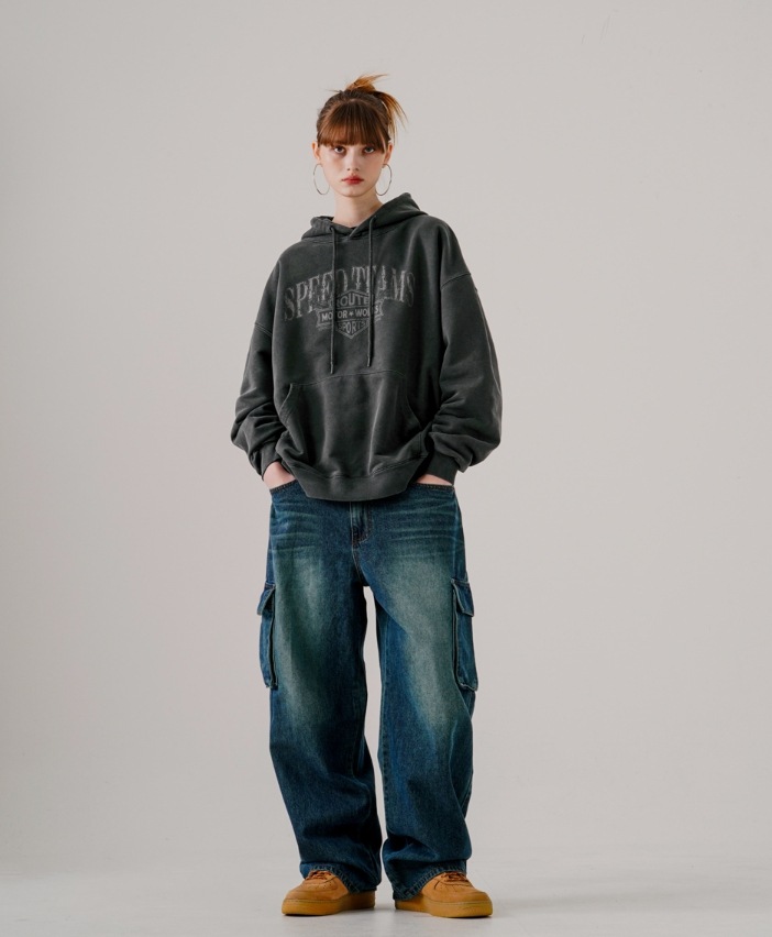 パーカー・フーディ EZKATON SPEED PIGMENT HOODIE NA1094 EZKATON SPEED PIGMENT HOODIE NA1094 (EZKATON/パーカー