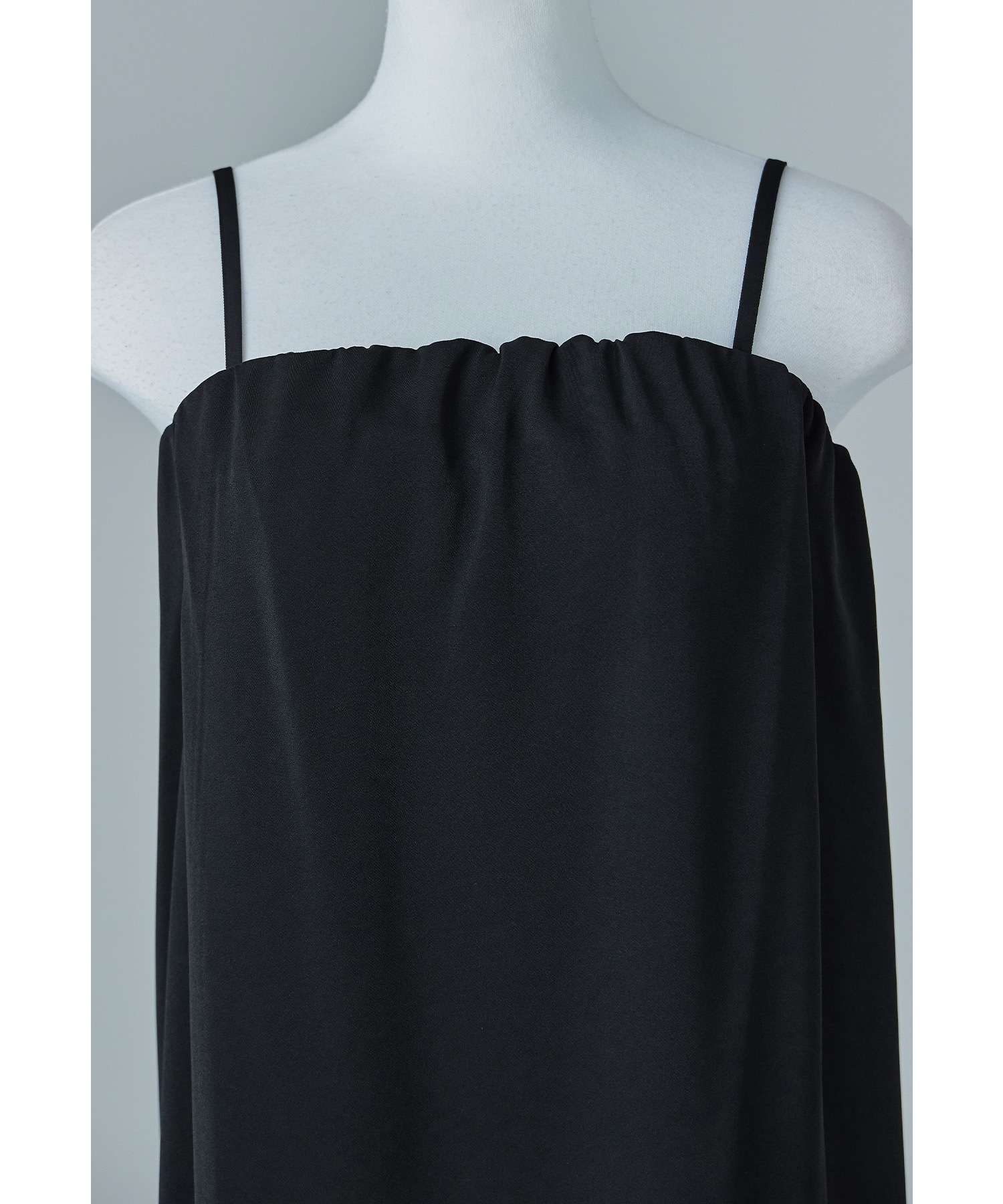 バックシアージレセットアップドレス パーティードレス 結婚式 ベスト キャミワンピース 2点セット レイヤード 羽織 ノースリーブ 無地 ストライプ シンプル お呼ばれ パーティー 二次会 披露宴