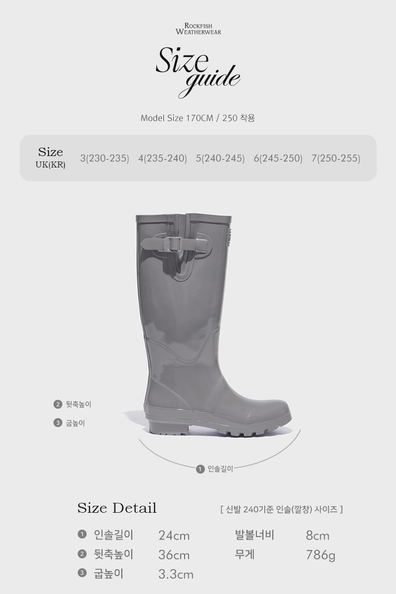 ROCKFISH WEATHERWEARレインブーツ☆ 元の箱が付属します ♡ Qoo10] rockfish weatherwear ROCKFISH WEATHERWEAR