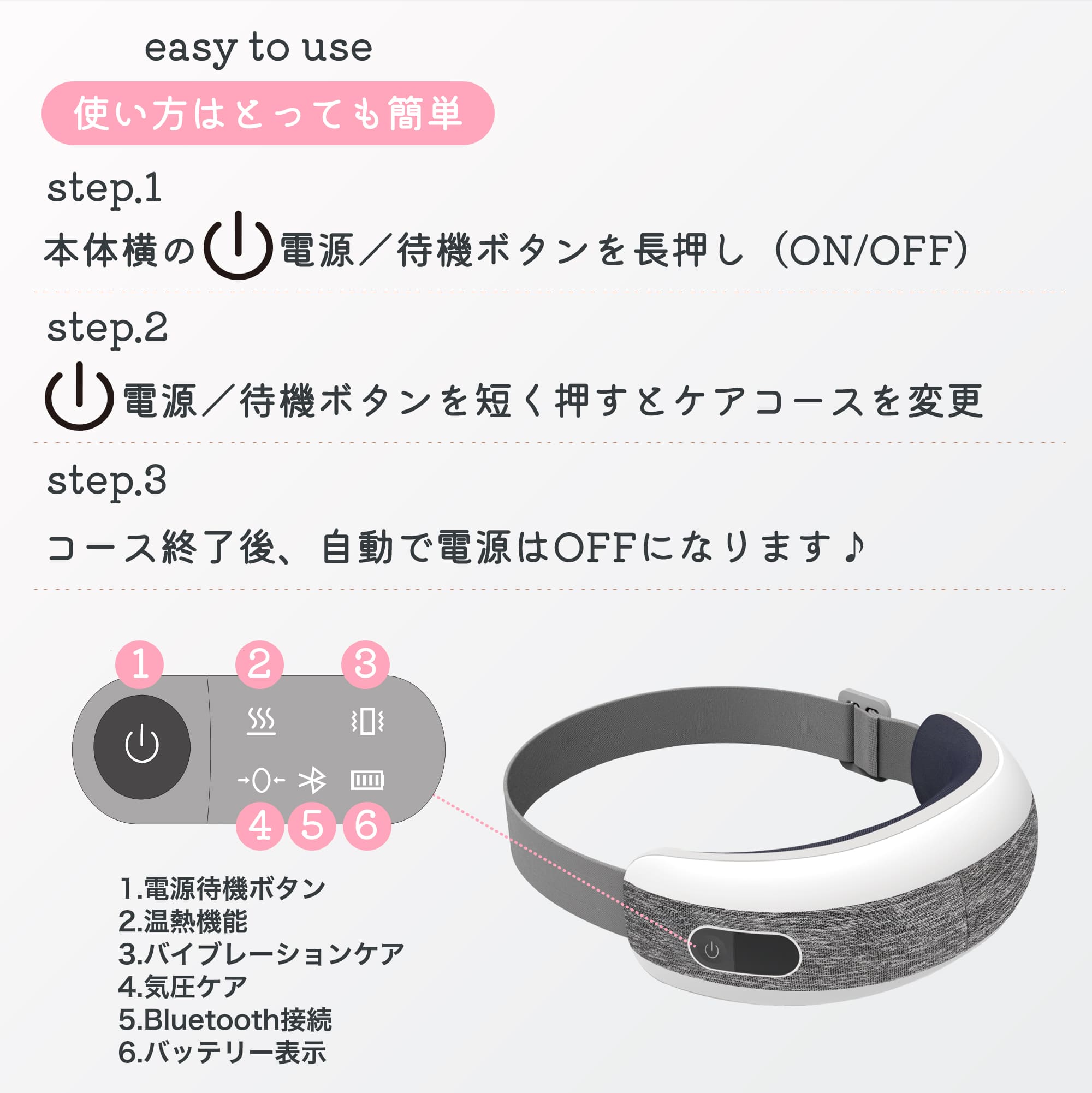 アイマッサージャー 目元マッサージャー アイウォーマー bluetooth 目の疲れ 目元 エステ アイマスク ホット 繰り返し使える コードレス USB ホットアイマスク 健康 寒さ対策 ギフト バ