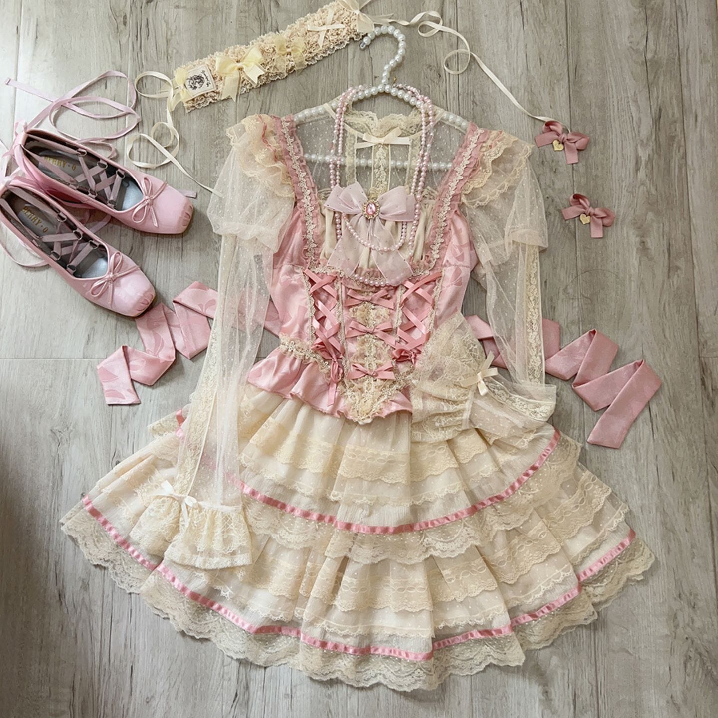 ロリータドレス【乙女恋心】オリジナルデザイン日系ロリータバレエ風花嫁jskキャミソールワンピース和服コスチュームコスチューム ロリータドレス【乙女恋心】オリジナルデザイン日系ロリータバレエ風花嫁jskキャミソールワンピース和服コスチュームコスチューム