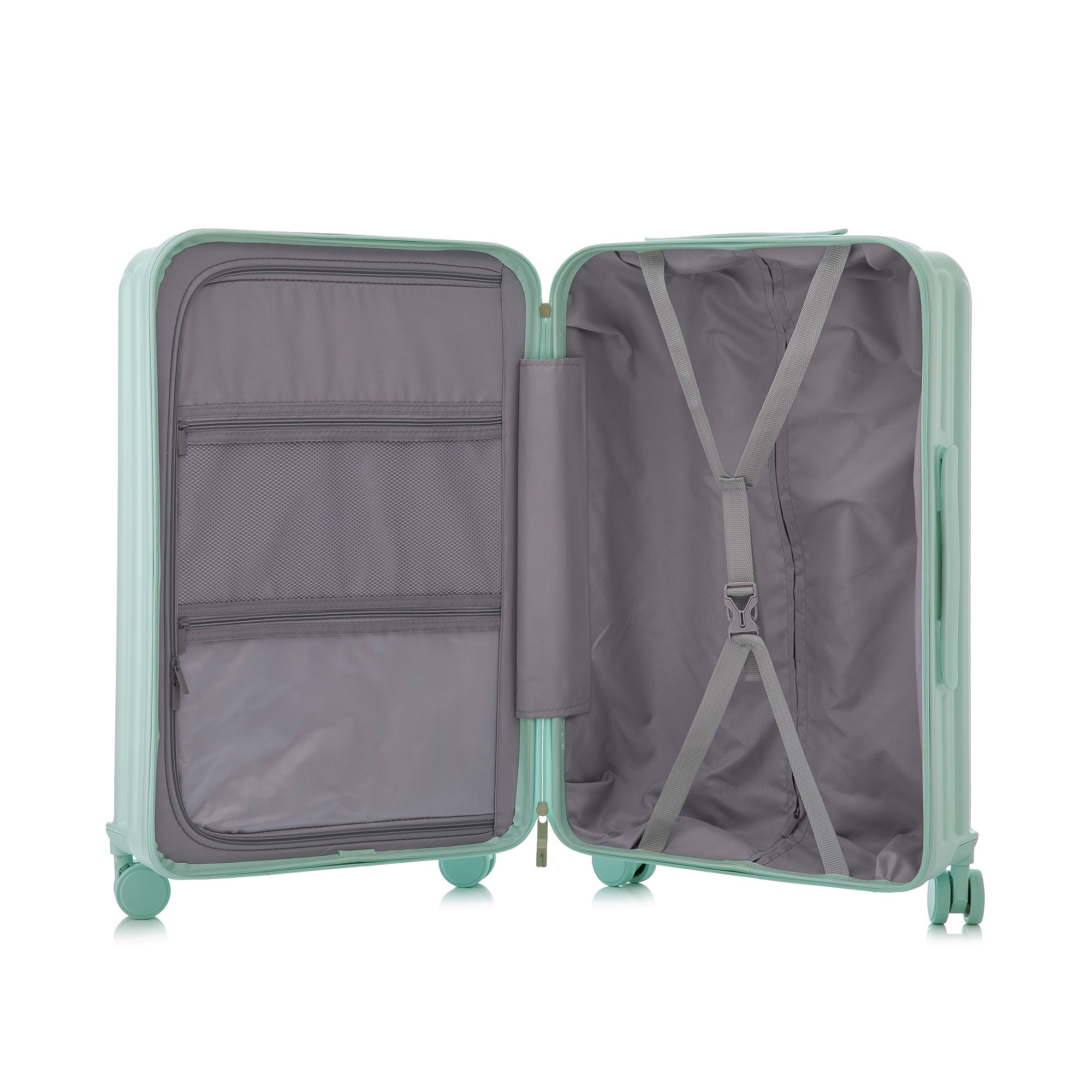 【国内即発送】スーツケース 機内持ち込み 軽量 キャリーバッグ Lサイズ USBポート付き ドリンクホルダー付 ダブルキャスター スムーズ 静音 静か かわいい おしゃれ 7日14日用267