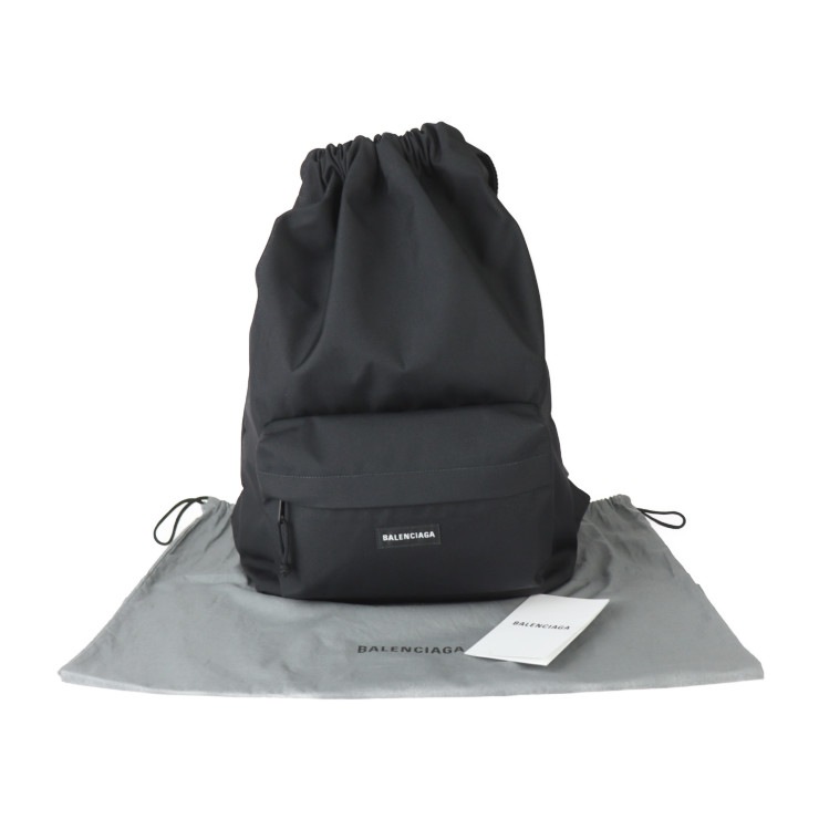 新古未使用展示品 BALENCIAGA バレンシアガ リュック デイパック 741402 EXPLORER DRAWST BAC エクスプローラー ブラック バックパック 巾着【本物保証】 新古未使用展示品 BALENCIAGA バレンシアガ リュック デイパック 741402 EXPLORER DRAWST BAC エクスプローラー ブラック バックパック 巾着【本物保証】