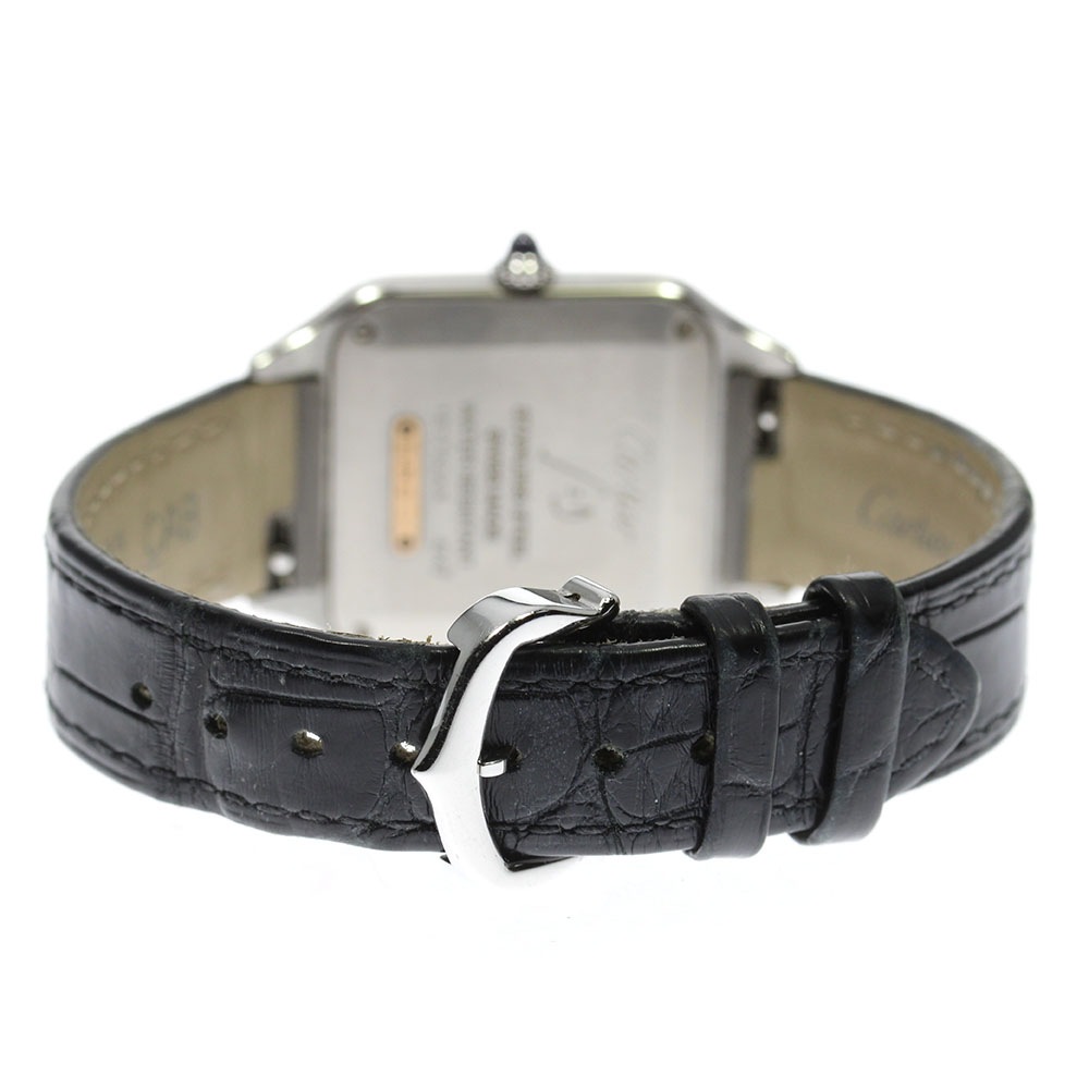 カルティエ CARTIER W2SA0012 サントスデュモン コンビ SM クォーツ レディース _805355【中古】