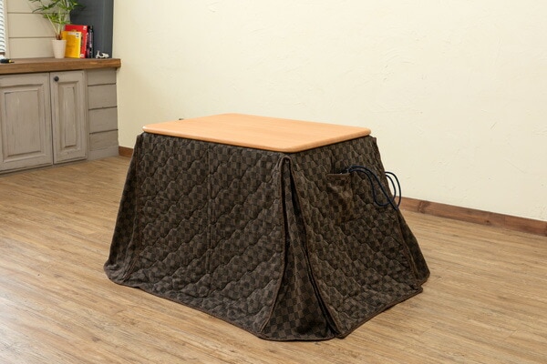 ダイニングコタツ 掛け布団セット 80x60cmブラウン (BR) ダイニングコタツ 掛け布団セット 80x60cmブラウン (BR)