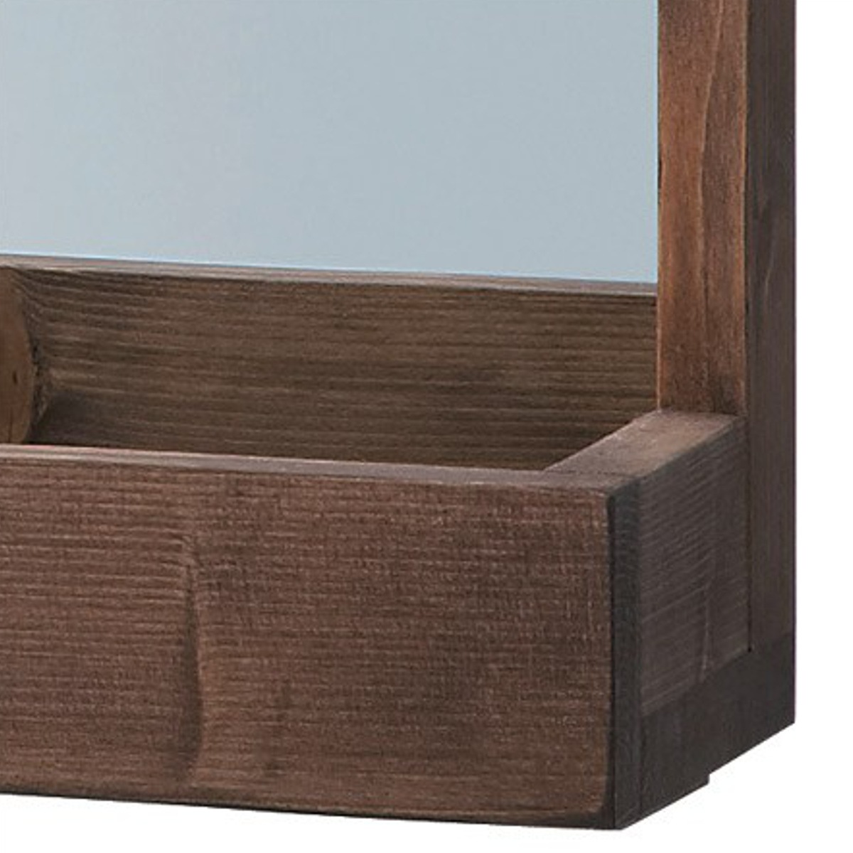 卓上ミラー おしゃれ アンティーク 高さ45cm 鏡 ドレッサー デスクミラー ミラー ミッドセンチュリー 北欧 カントリー ナチュラル 木製 パイン ブラウン