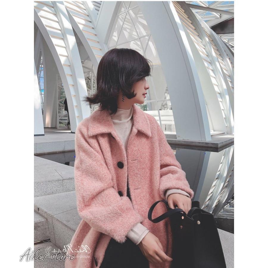 ラシャコート コート ジャケット レデイース 秋冬 らしゃ 40代 オシャレ 長袖コート ロング丈コート カジュアルウエア 厚手 暖かい 韓国風 きれいめ