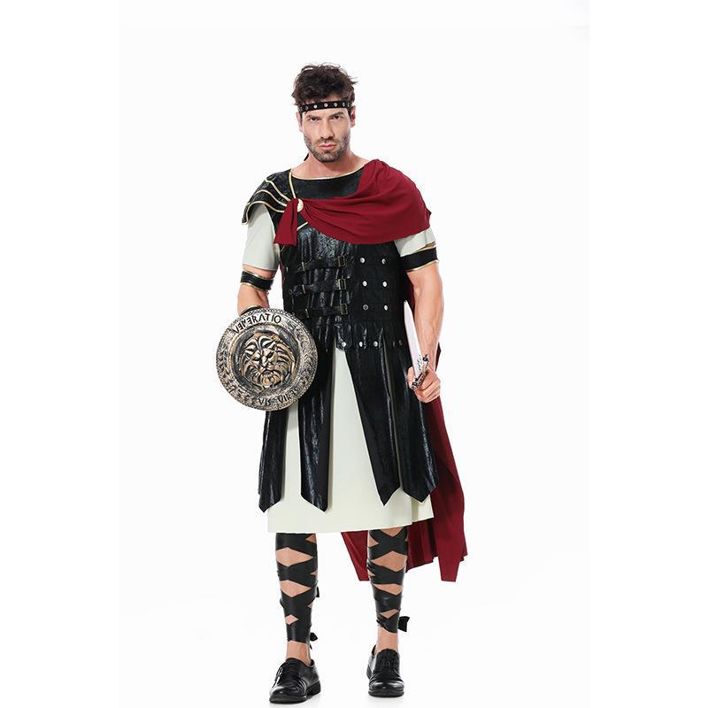 新作メンズ古代ローマ勇士スパルタ戦士マントコスプレ衣装 新作メンズ古代ローマ勇士スパルタ戦士マントコスプレ衣装