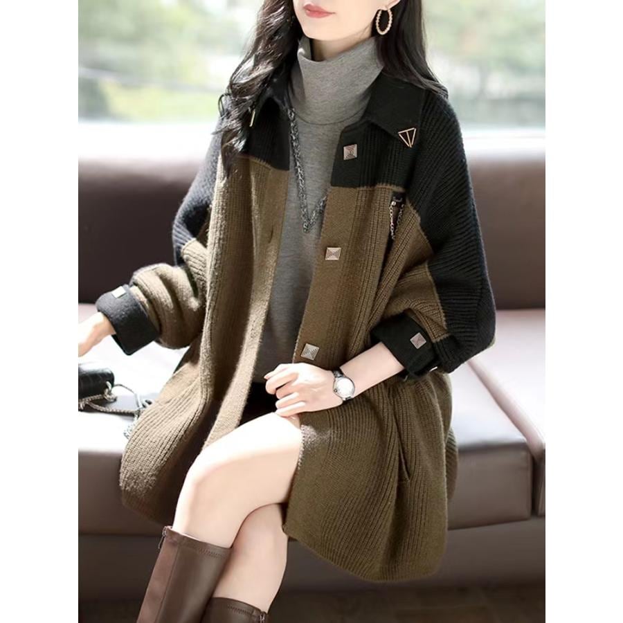 【即納】カーディガン ニットカーディガン ドルマンニット レディース アウター