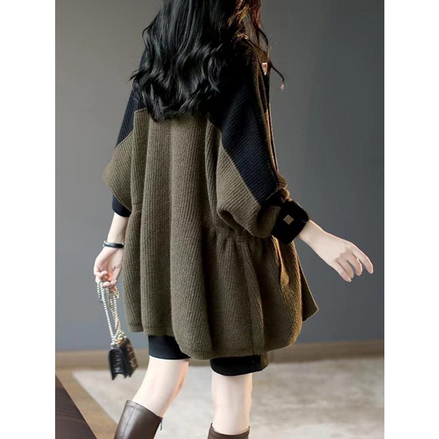 【即納】カーディガン ニットカーディガン ドルマンニット レディース アウター