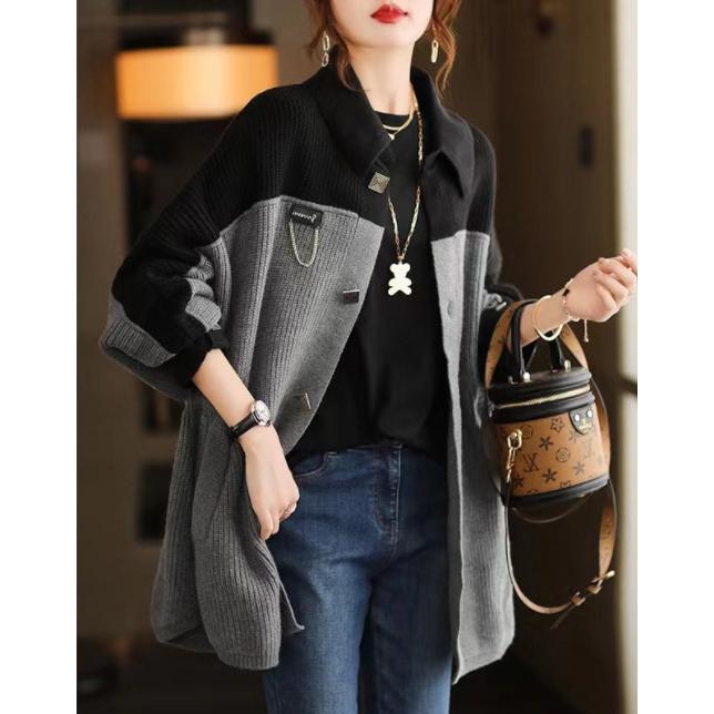 【即納】カーディガン ニットカーディガン ドルマンニット レディース アウター