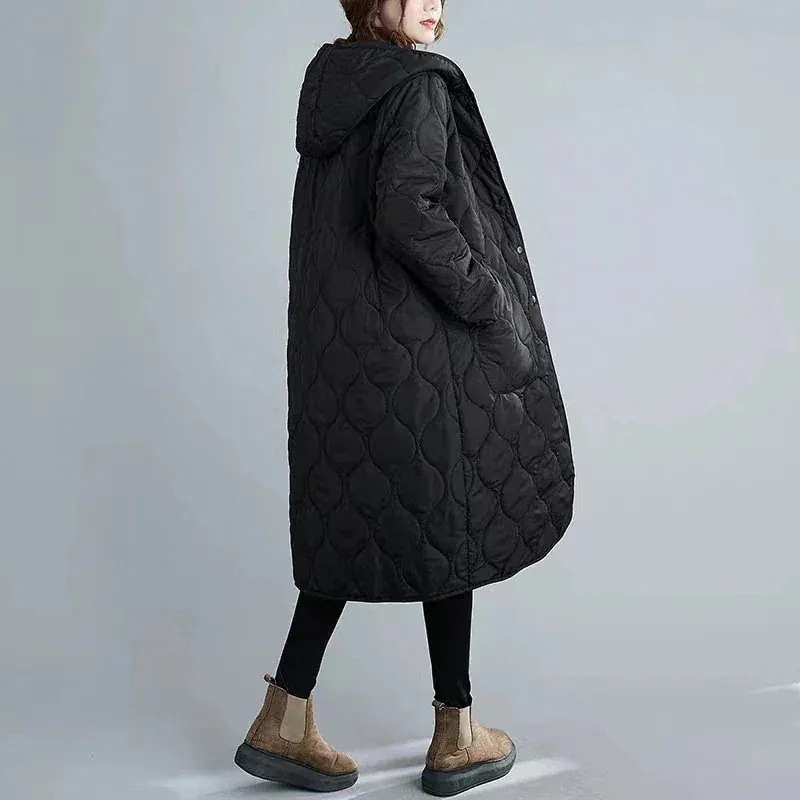 ジャケット2typeフード付き丸ネックAWアウター冬アウターチェック裏起毛ダウンジ