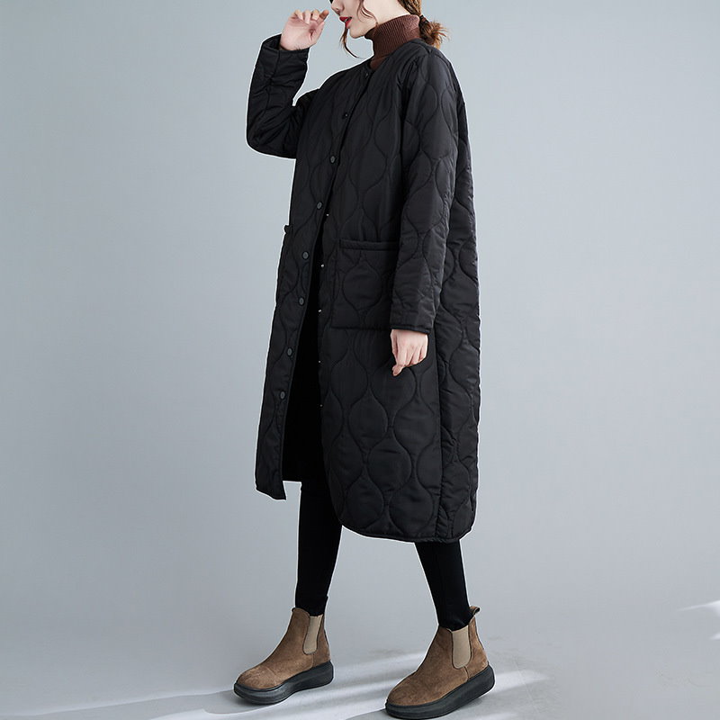 ジャケット2typeフード付き丸ネックAWアウター冬アウターチェック裏起毛ダウンジ