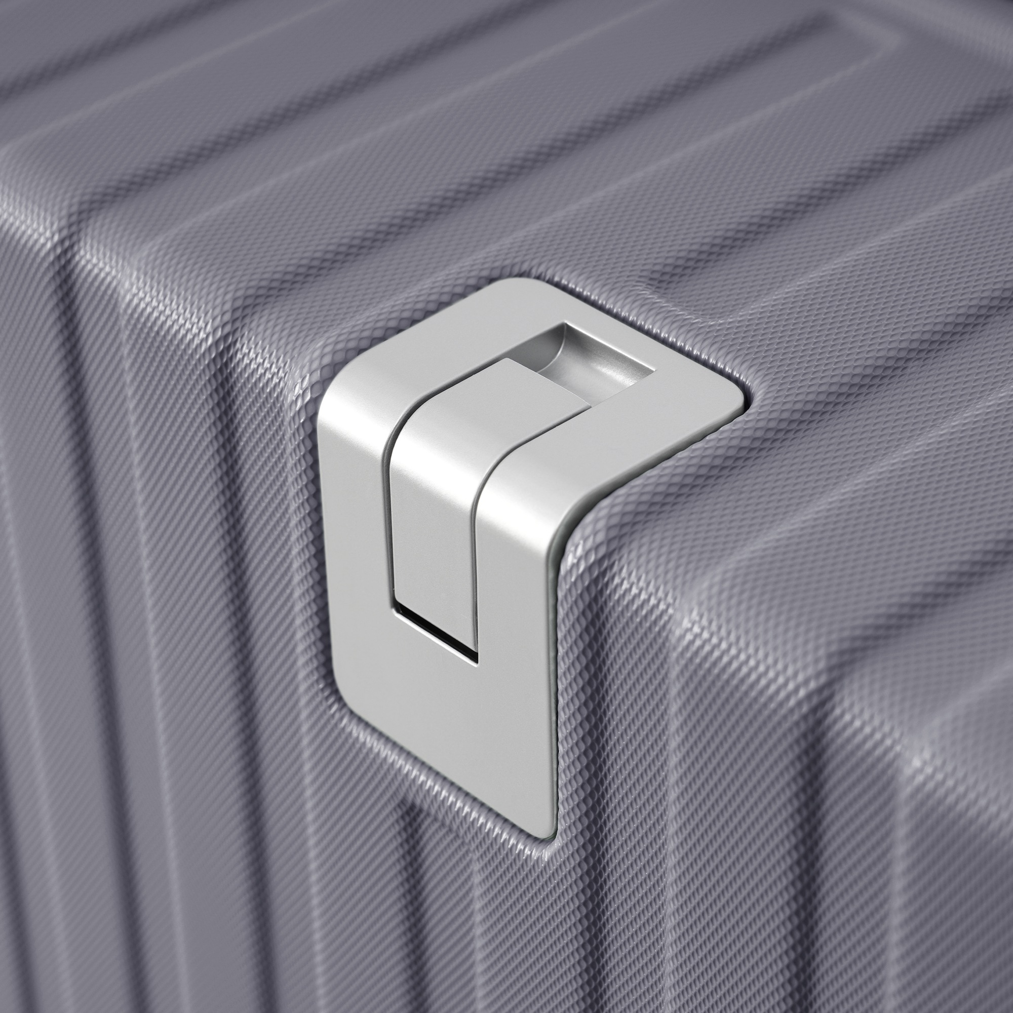 【2点購入で150OFF】【国内即発送】スーツケース grey Lサイズ キャリーケース キャリーバッグ Lサイズ ストッパー付き アルミコーナーパッド 7日~14日 大容量超軽量 軽い おしゃれ か