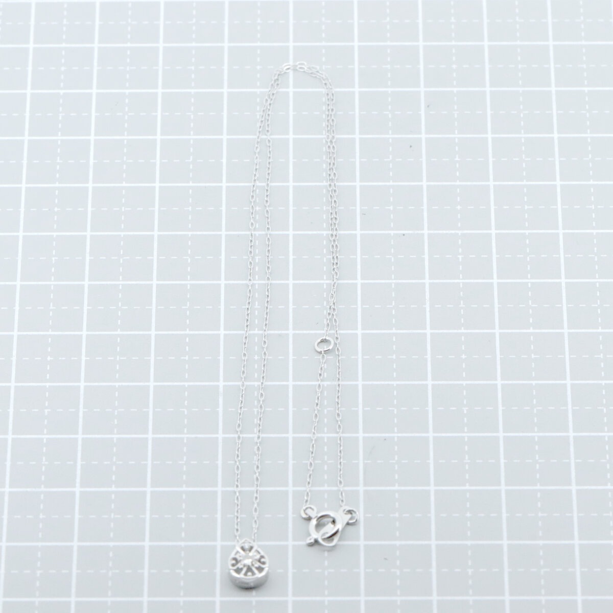 オーバーエクセレント ダイヤモンド ネックレス 0.03ct Pt950/Pt850(プラチナ) 質屋出品 オーバーエクセレント ダイヤモンド ネックレス 0.03ct Pt950/Pt850(プラチナ) 質屋出品