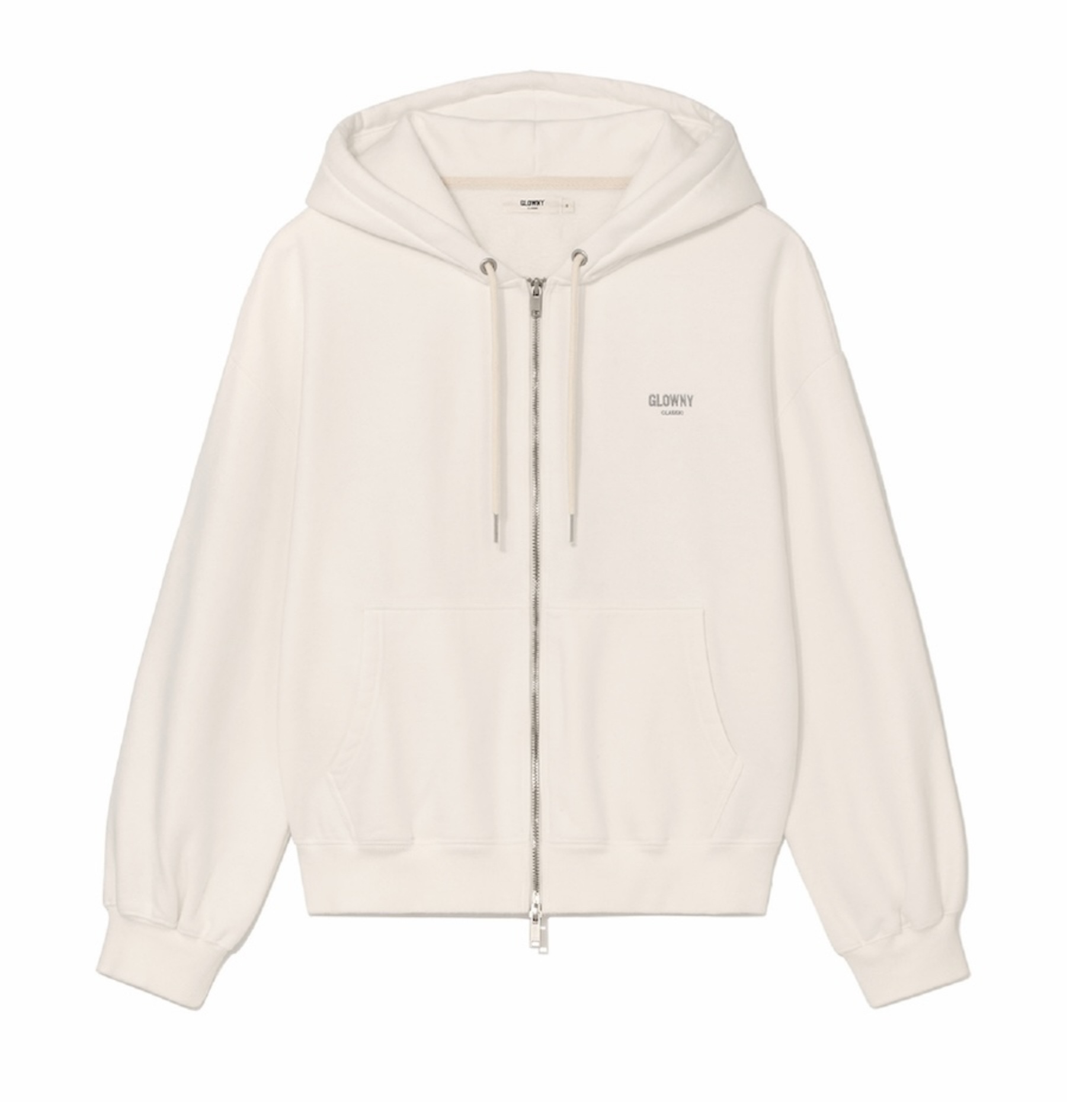 G BOXY ZIP UP -(IVORY,GRAY,STRIPE) G BOXY ZIP UP -(IVORY,GRAY,STRIPE)