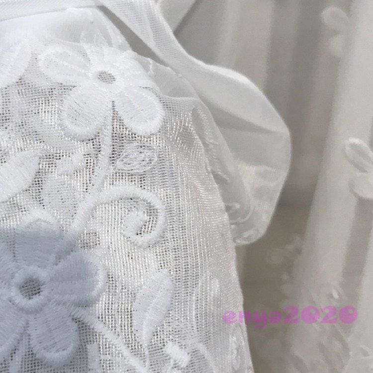 レースカーテン おしゃれ 子供部屋 北欧 uv 刺繍 花柄 かわいい 出窓 ラル 両開き二枚 オーダー 幅60100cm丈60100cm 紐タッセル付き レースカーテン おしゃれ 子供部屋 北欧 uv 刺繍 花柄 かわいい 出窓 ラル 両開き二枚 オーダー 幅60100cm丈60100cm 紐タッセル付き