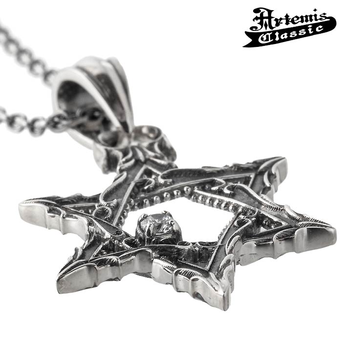 アルテミスクラシック Artemis Classic アンティーク ヘキサグラム シルバー ペンダント ACP0344 アルテミスクラシック Artemis Classic アンティーク ヘキサグラム シルバー ペンダント ACP0344