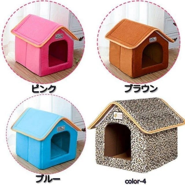 ペットベッド ペットハウス クッション付き ドーム型 小型犬 S M Lサイズ 犬猫用 寝床 洗える ペットベッド ペットハウス クッション付き ドーム型 小型犬 S M Lサイズ 犬猫用 寝床 洗える
