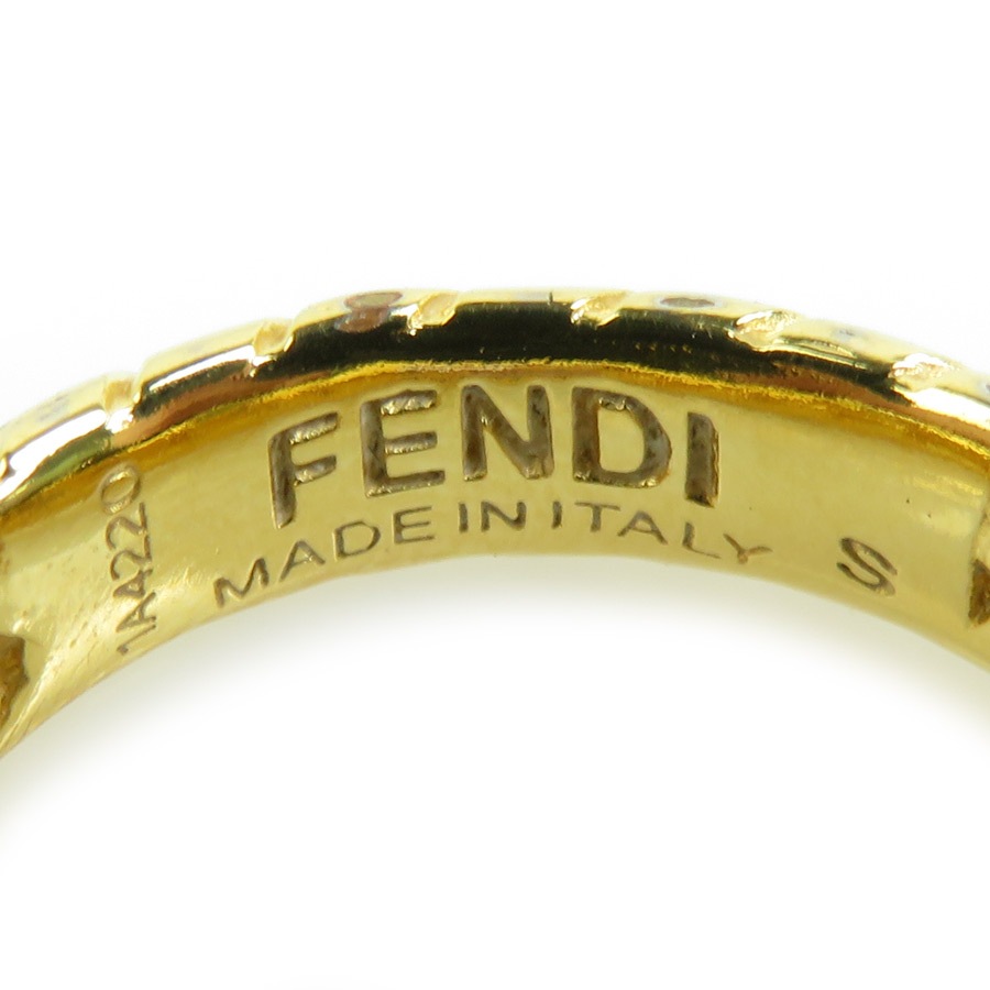 フェンディ FENDI リング・指輪 バゲット メタル ゴールド レディース 11号 55748k フェンディ FENDI リング・指輪 バゲット メタル ゴールド レディース 11号 55748k