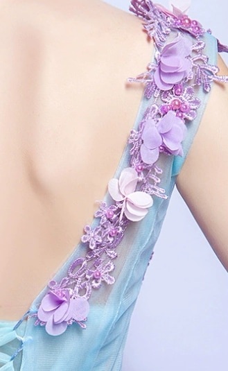 立体 花びら ドレス パーティードレス パーティドレス 結婚式ドレス 結婚式のドレス 二次会ドレス 披露宴ドレス 花嫁ドレス カラードレス ロングドレス 発表会ドレス ステージドレス 舞台ドレス