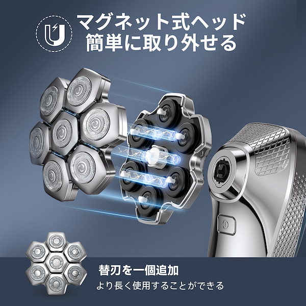 Qoo10] kensen スキンヘッド用シェーバー スキンヘッド