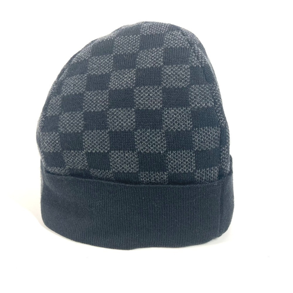 ニット帽 M74197 ボネ・プティ ダミエ ビーニー 帽子 ニット帽 ニットキャップ ウール グレー ニット帽 M74197 ボネ・プティ ダミエ ビーニー 帽子 ニット帽 ニットキャップ ウール グレー