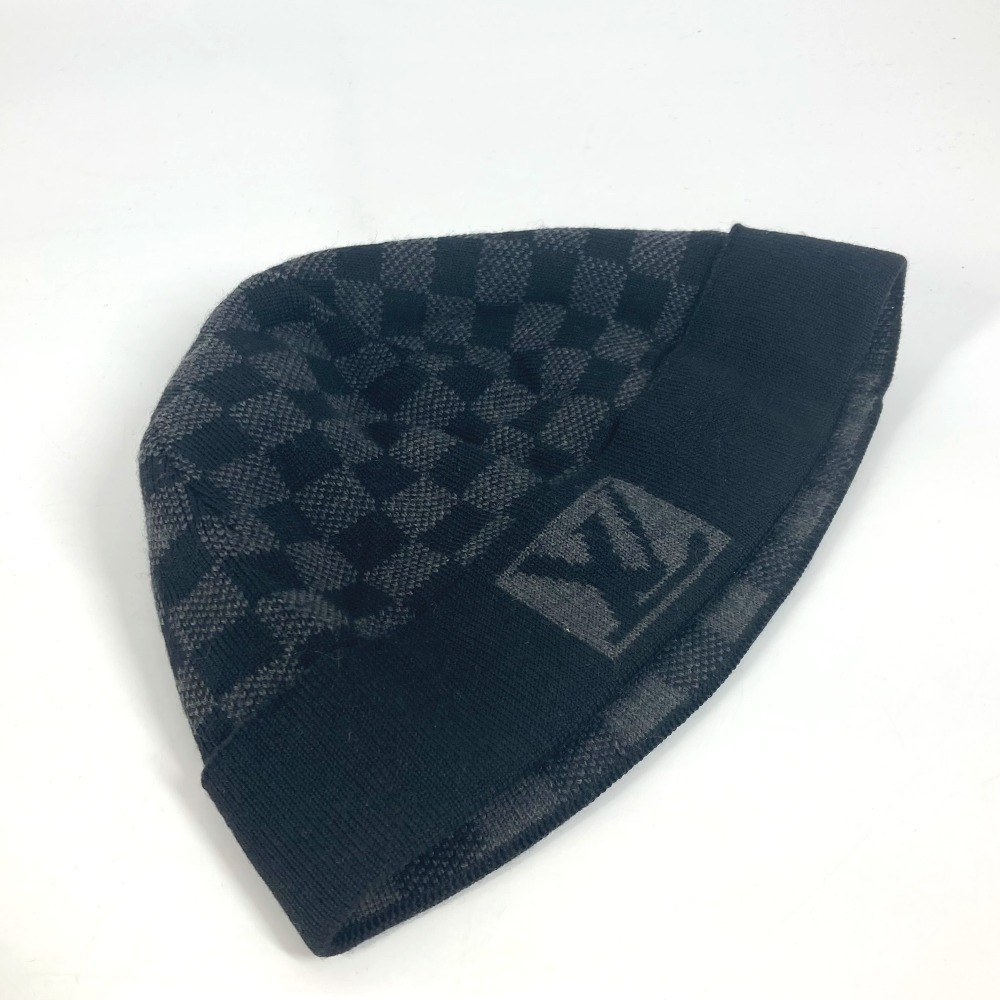 ニット帽 M74197 ボネ・プティ ダミエ ビーニー 帽子 ニット帽 ニットキャップ ウール グレー ニット帽 M74197 ボネ・プティ ダミエ ビーニー 帽子 ニット帽 ニットキャップ ウール グレー