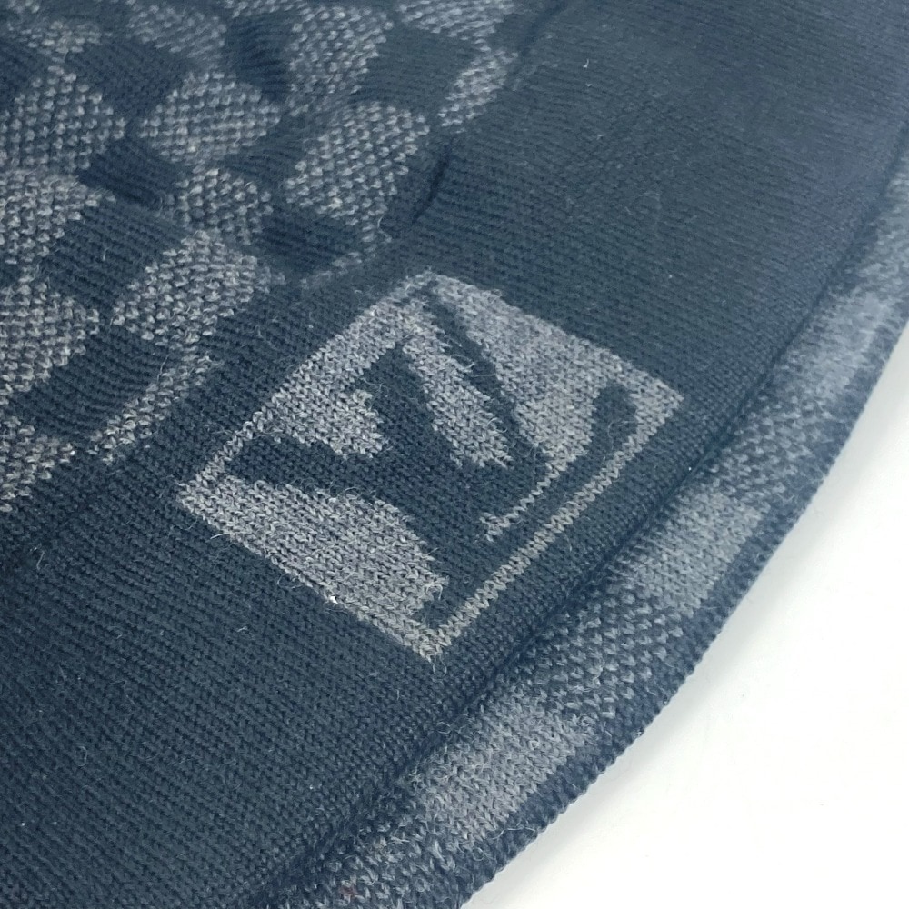 ニット帽 M74197 ボネ・プティ ダミエ ビーニー 帽子 ニット帽 ニットキャップ ウール グレー ニット帽 M74197 ボネ・プティ ダミエ ビーニー 帽子 ニット帽 ニットキャップ ウール グレー