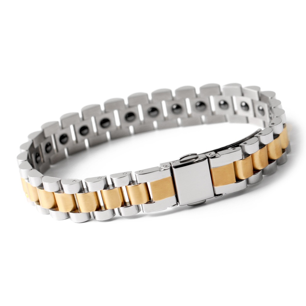 ステンレス 磁気ブレスレット [b333-12mm]