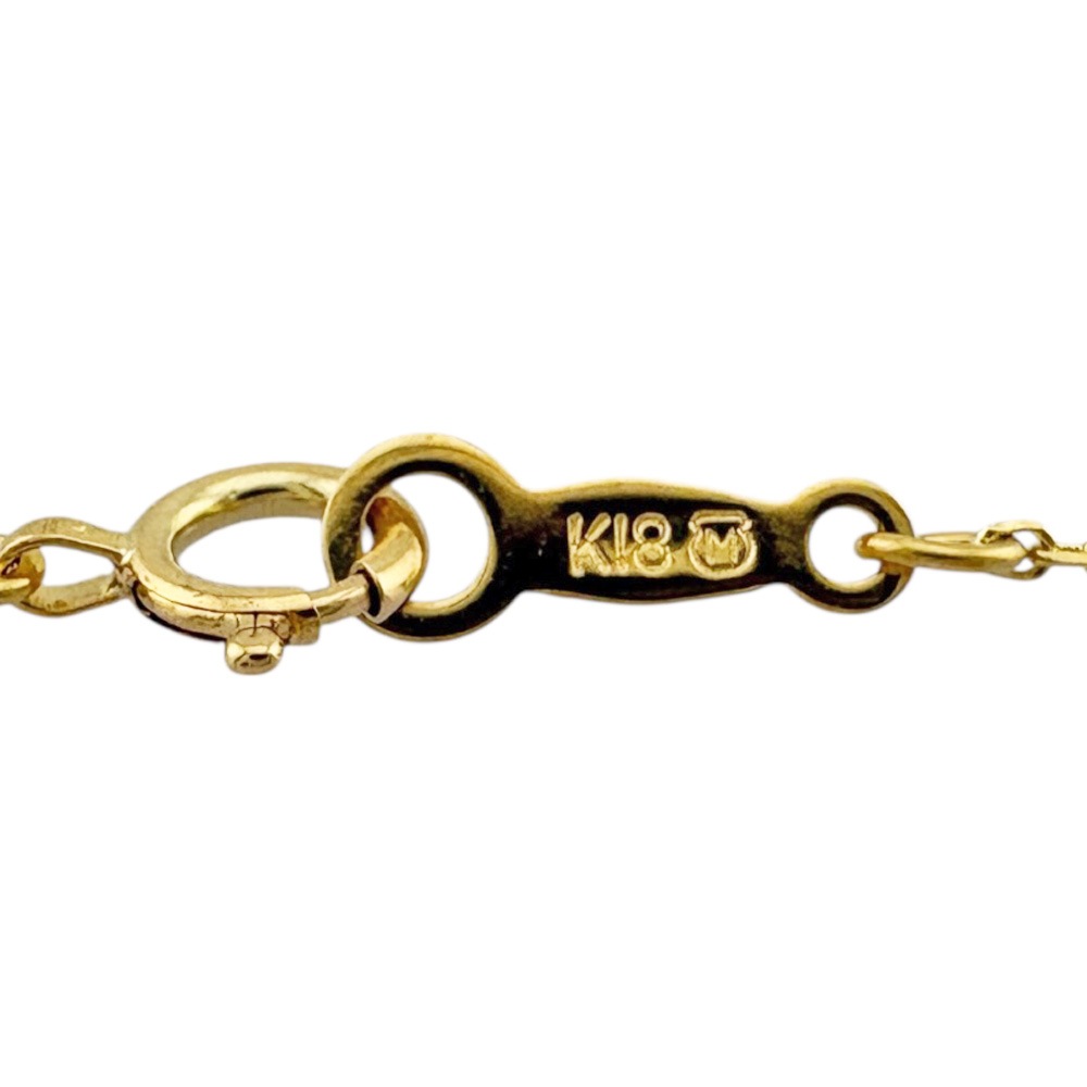 ミキモト ネックレス 18金 K18イエローゴールド パール MIKIMOTO 中古 美品 ミキモト ネックレス 18金 K18イエローゴールド パール MIKIMOTO 中古 美品