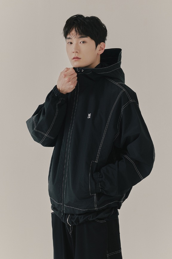[ROMANTIC CROWN]★OUT STITCH WIND JACKET OLD SCHOOL WINDBREAKER - ROMANTIC CROWN | 60% - Asian