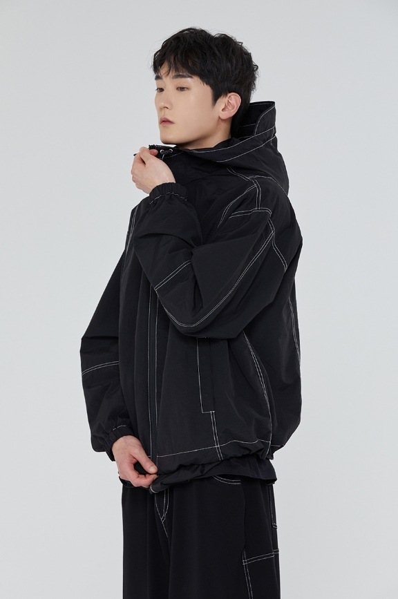 [ROMANTIC CROWN]★OUT STITCH WIND JACKET ROMANTIC CROWN】OUT STITCH WIND JACKET ジャンパー・ブルゾン