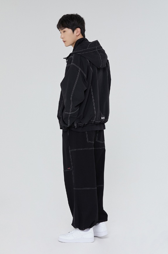 【ROMANTIC CROWN】OUT STITCH WIND JACKET 【ROMANTIC CROWN】OUT STITCH WIND JACKET