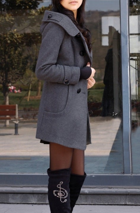 コート レディース アウター チェスター ダーツ ベルト コクーン