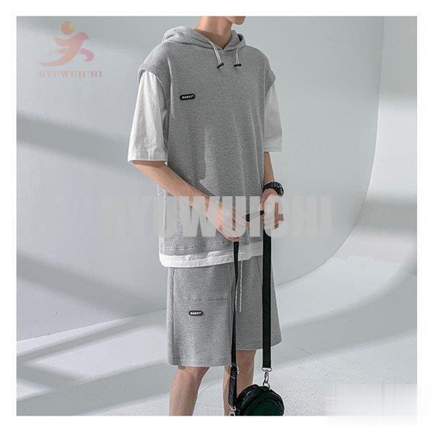 当日出荷最安挑戦セットアップ ジャージ スウェット メンズ 夏服 半袖 ハーフパンツ 重ね着 上下セット 2点セット カジュアル おしゃれ 吸汗速乾 薄手 ストレッチ ウエア 当日出荷最安挑戦セットアップ ジャージ スウェット メンズ 夏服 半袖 ハーフパンツ 重ね着 上下セット 2点セット カジュアル おしゃれ 吸汗速乾 薄手 ストレッチ ウエア