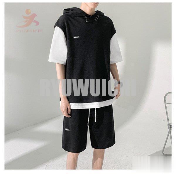 当日出荷最安挑戦セットアップ ジャージ スウェット メンズ 夏服 半袖 ハーフパンツ 重ね着 上下セット 2点セット カジュアル おしゃれ 吸汗速乾 薄手 ストレッチ ウエア 当日出荷最安挑戦セットアップ ジャージ スウェット メンズ 夏服 半袖 ハーフパンツ 重ね着 上下セット 2点セット カジュアル おしゃれ 吸汗速乾 薄手 ストレッチ ウエア