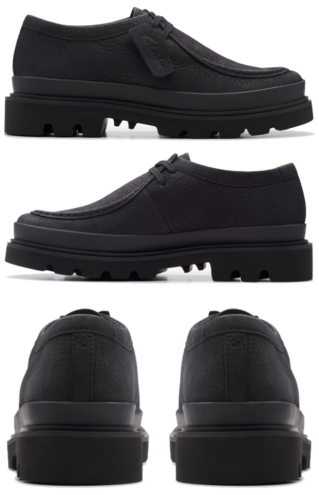 クラークス カジュアル シューズ メンズ モカシン レザーシューズ 本革 靴 バデル シーム ブラック ヌバック ローカット 26176718