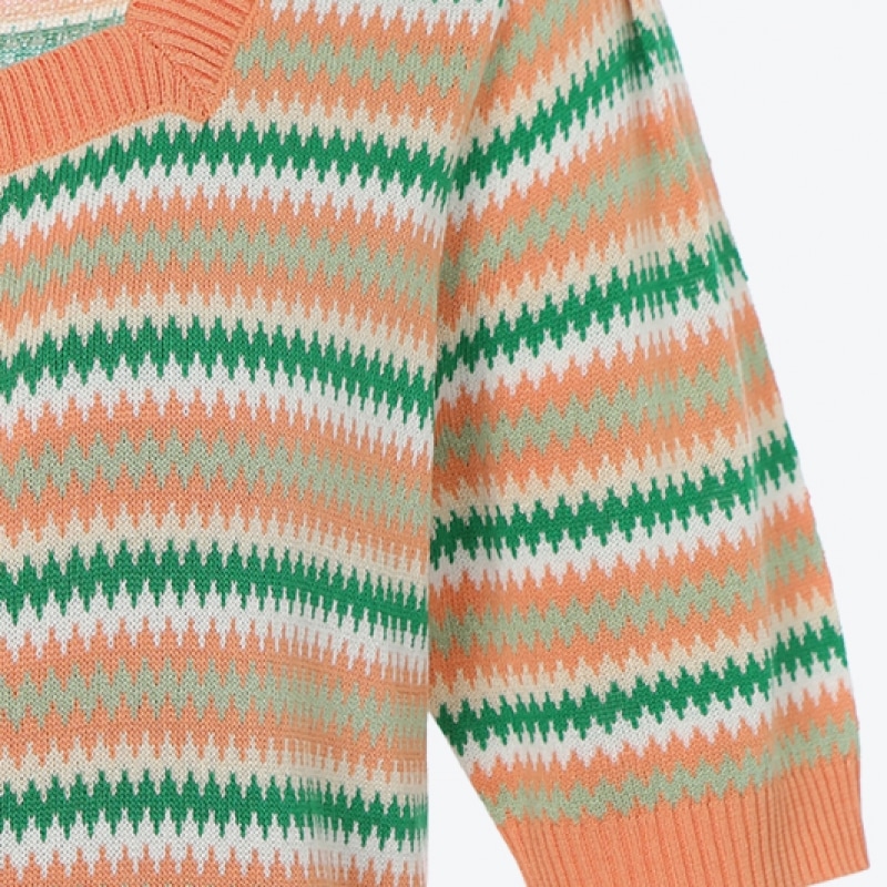 (ニューヨーク訪問) スクエアネックパフスリーブSETカーディガン (VZ5GD7A)